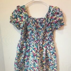 Colorful Floral Kids Blouse